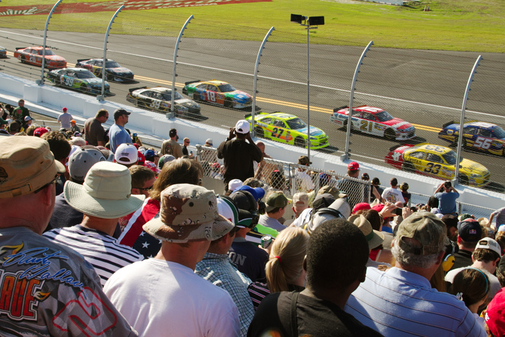 High-speed thrills at Daytona International Speedway.